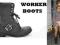 WORKER BOOTS militarne trapery MO27i czarne 39