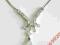Piękny Naszyjnik Srebrny SN175, Rodowany