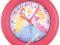 Zegar ścienny dla dzieci Princess Księżniczki W-wa