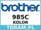 BROTHER LC985C Tusz Oryginalny FVat / Sklep Wawa