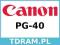 CANON PG-40 Tusz Oryginalny FVat / Sklep Wawa