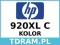 HP 920XL C CD972AE Tusz Oryginalny FVat / Wawa