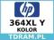 HP 364XL Y CB325EE Tusz Oryginalny FVat / Wawa