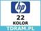 HP 22 C9352AE Tusz Oryginalny FVat / Sklep Wawa