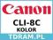 CANON CLI-8C Tusz Oryginalny FVat / Sklep Wawa