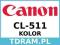 CANON CL-511 Tusz Oryginalny FVat / Sklep Wawa