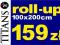 Roll Up ROLL-UP baner rollup 100x200cm WAW 24/48h