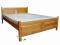 Łóżko drewniane sosnowe Filonek II 140x200 olcha