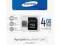 Karta Samsung micro SD SDHC MICROSDHC 4GB Class 4