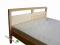 Łóżko drewniane bukowe RICO 160 NATURA - od ręki -