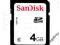 Sandisk SD SDHC 4GB class 4 NOWA GW FVAT