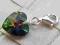 ZAWIESZKA CHARMS SWAROVSKI HEART VITRAIL MEDIUM