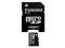 Karta pamięci microSD 2GB Transcend + Adaptery SD