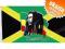 OKAZJA! Flaga JAMAJKI Bob Marley FREEDOM 150x90