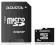 8GB microSD HC Class4+adapter SD AData micro sdhc