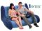 DUŻA SOFA MATERAC WELUR 2 os INTEX 155x117x74 cm