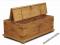 Kufer Skrzynia woskowany duży sosnowy drewniany
