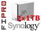 Synology DS212j Serwer Plików NAS Nowość + 2 x 1TB