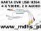 KARTA DVR USB H264, 4 X VIDEO, 2 X AUDIO, SOFT PL