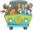 SCOOBY DOO-AUTO PATROLOWE I KUDLATY-NOWE