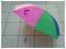 PRASOLKA parasol drewniana rączka kolorowa TYCHY