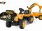 Smoby Traktor Max z przyczepa koparka + LEGO 24h