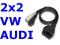 Przejściówka Adapter OBD2 na OBD1 2+2 pin VW-AUDI