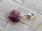 ZAWIESZKA CHARMS SWAROVSKI HEART AMETHYST