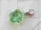 ZAWIESZKA CHARMS SWAROVSKI FLOWER PERIDOT SREBRO