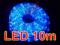 Wąż LED swietlny imprezowo swiateczny 10mNIEBIESKI
