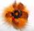 BROSZKA piórka pomarańczowa -  nowa