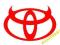 DIABELSKA TOYOTA LOGO- naklejka / sticker 15cm