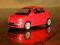 `07 FIAT 500 CZERWONY WELLY 1:43 F-RA