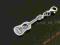 Zawieszka CHARMS - Gitara srebro 925