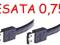 Kabel ESATA - ESATA e-sata et-9083 0,75 m Łódź fv