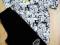 RESERVED NOWA piżama SUPERMAN czarno biała134 140