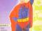 Strój SUPER MAN - SUPER HERO z peleryną 7-10 lat