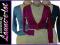 Eleganckie rozpinane bolerko sweter kolory M L XL