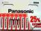!!! Baterie Panasonic R6 AA Komplet - 10sztuk !!!