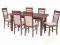 Stół rozkładany WENUS prostokąt i 6 krzeseł MILANO