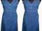 MQ George Niebieska jeansowa sukienka 42