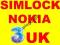 Simlock Nokia E7 N8 C7 C5-03 X3-03 5230 C3 z 3uk