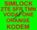 Simlock ZTE SFR ORANGE VODAFONE TMN KODEM od ręki