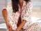Victoria's Secret piżama + kapcie CONFETTI M nowe