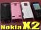 Nokia X2_Etui Futerał Pokrowiec MESH CASE + Folia