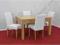 Zestaw Stół 120x80 + 2x35, 4 krzesła CC1 Raty