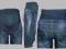 33 Spodnie Ciążowe Jeansowe BIODRA 103cm -L-