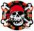 Talerzyki Jolly Roger - 6szt Urodziny Pirat Czacha