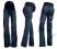 16 Spodnie Ciążowe Jeansowe BIODRA 90cm - L -