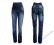 95 NOWOŚĆ jeansy wąskie nogawki biodra 98cm - XL